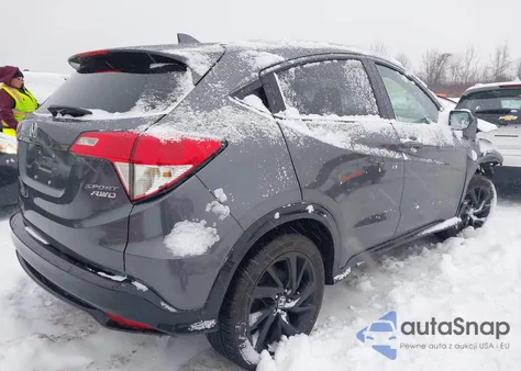 2022 Honda Hr-V Awd Sport z USA, uszkodzony, nr VIN 3CZRU6H11NM772047